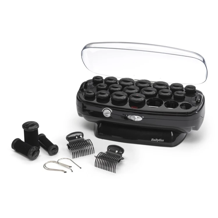 BaByliss Thermo Ceramic Rollers Zestaw do stylizacji włosów Czarny, Stal nierdzewna 50 W 2 m