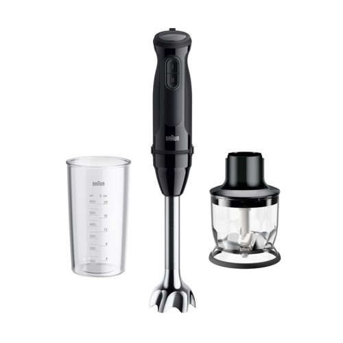 Braun MultiQuick 3 MQ30201M 0,6 l Blender immersyjny 900 W Czarny, Stal satynowa