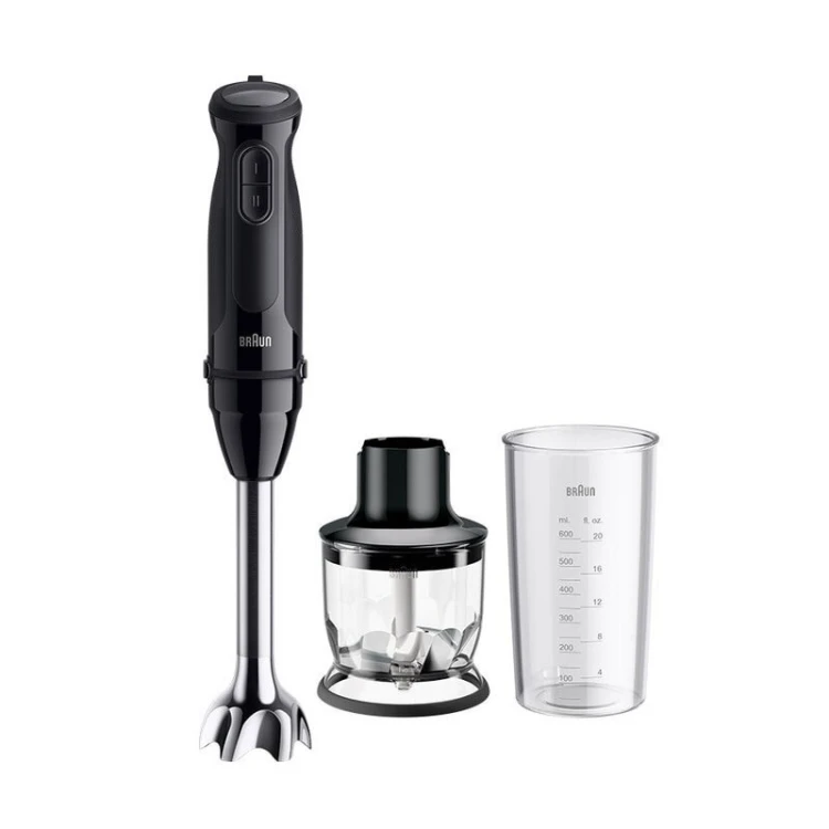 Braun MultiQuick 3 MQ30201M 0,6 l Blender immersyjny 900 W Czarny, Stal satynowa