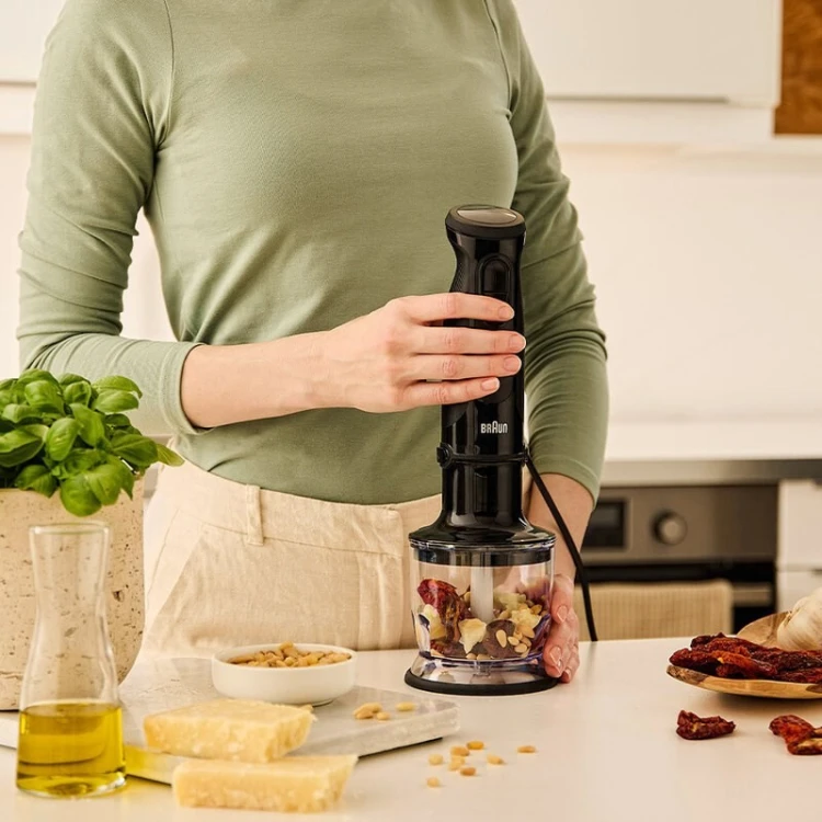 Braun MultiQuick 3 MQ30201M 0,6 l Blender immersyjny 900 W Czarny, Stal satynowa