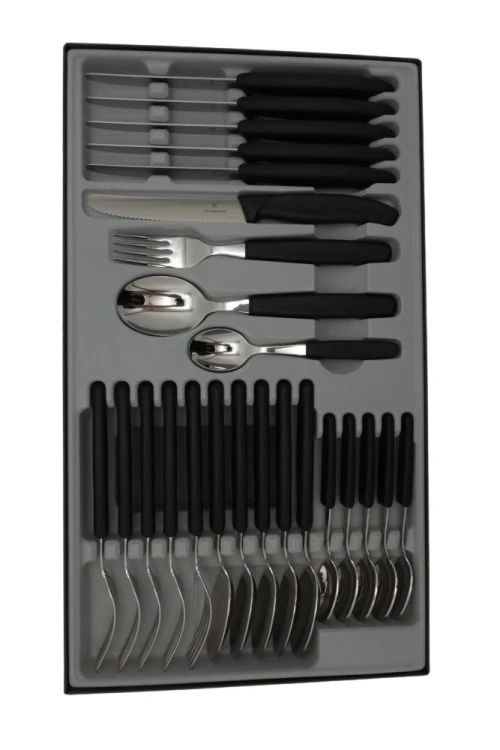 Zestaw sztućców i noży kuchennych Victorinox 6.7833.24 Pudełko na nóż/sztućce Zestaw 24 sztuka