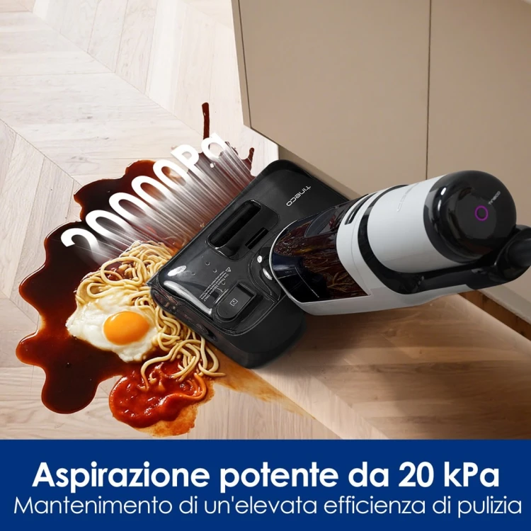 Tineco FloorOne i5 Stretch PLUS Odkurzacz pionowy Bateria Suchy i Mokry Bez worka Szary 2,5 Ah