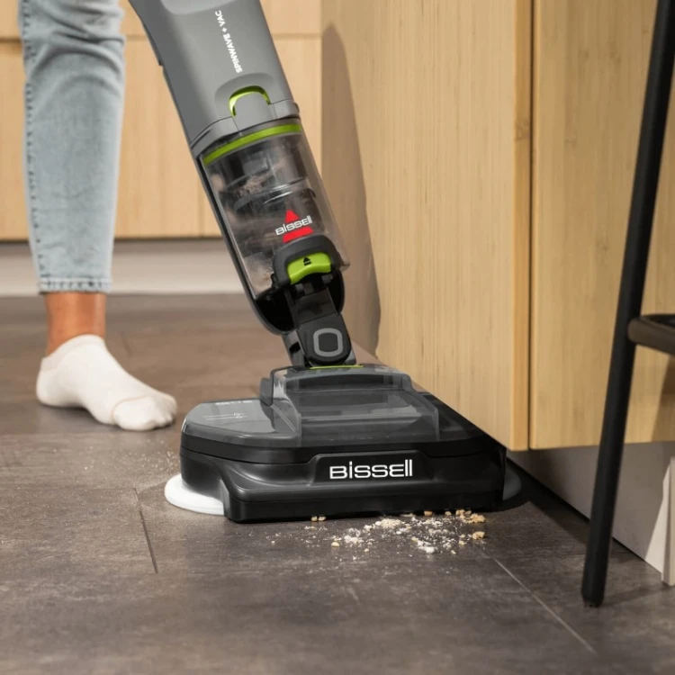 Bissell SpinWave + Vac Pet Pro Pionowy odkurzacz Bateria Suchy i Mokry Cykloniczny Worek na kurz 0,4 l Czarny, Szary