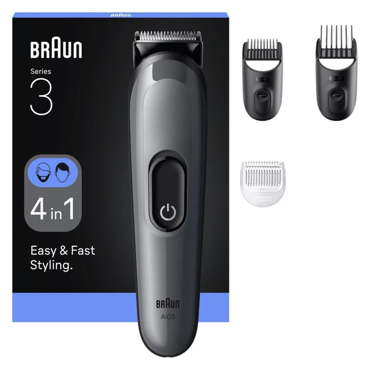 Braun 80789918 maszynka do włosów Ciemny Szary 21 Niklowo-kadmowy (NiCd)