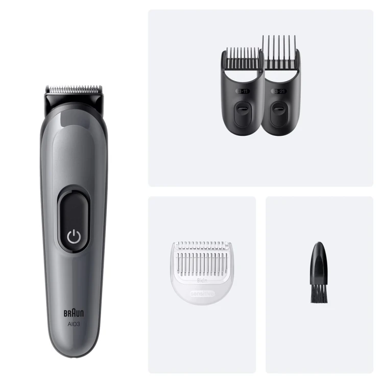 Braun 80789918 maszynka do włosów Ciemny Szary 21 Niklowo-kadmowy (NiCd)