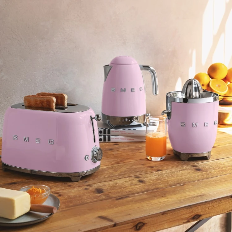 Toster SMEG (TSF01PKEU) różowy