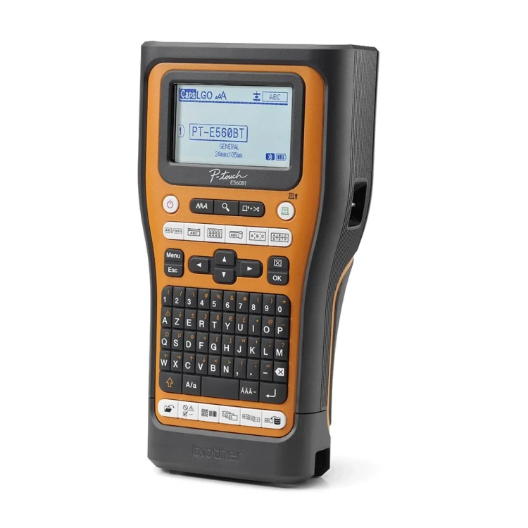 Brother PT-E560BTVP drukarka etykiet Termotransferowy 180 x 180 DPI 20 mm/s Przewodowy i Bezprzewodowy HSE/TZe Bluetooth QWERTZ
