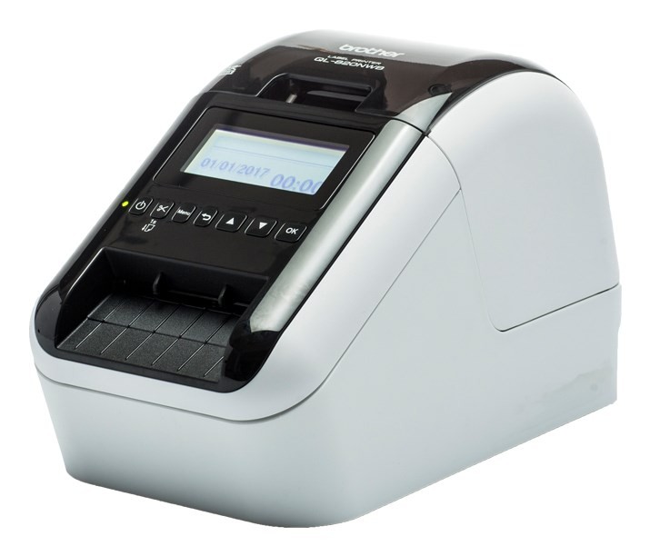 Drukarka etykiet Brother QL-820NWBc QL820NWBCZG1 - termiczna, Kolor 300x300DPI 176mm/s, LAN DK Wi-Fi Bluetooth