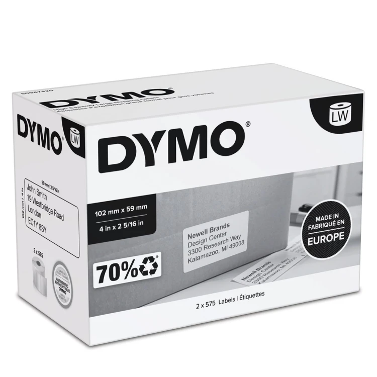 DYMO LW - Etykiety wysyłkowe / do identyfi katorów imiennych - 102 x 59 mm - S0947420