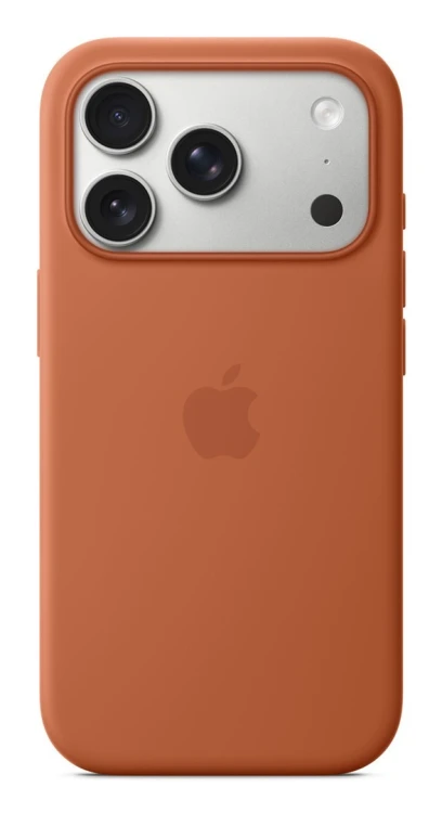 Silikonowe etui Apple iPhone 17 Pro z MagSafe (terakota)