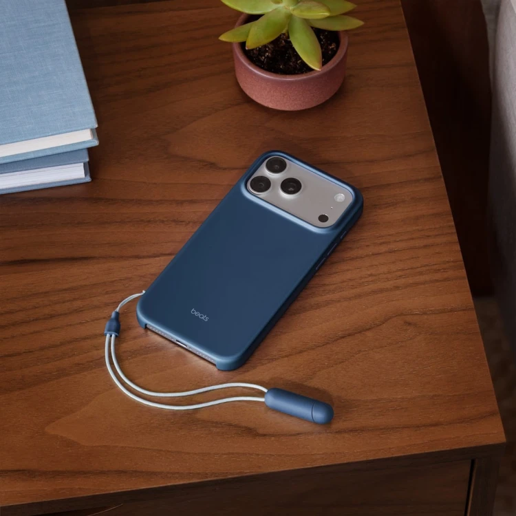 Etui Apple MGTR4LL/A do iPhone 17 Pro Max z podpórką BEATS Kickstand z MagSafe Niebieskie
