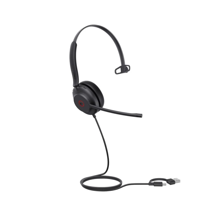 Zestaw słuchawkowy Yealink UH35 Mono Teams USB-C/A przewodowy