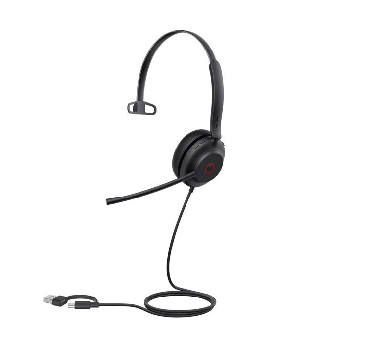 Zestaw słuchawkowy Yealink UH35 Mono Teams USB-C/A przewodowy