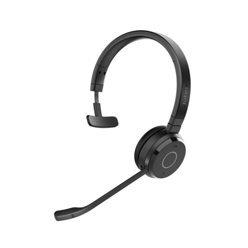 Jabra Evolve 65 TE Zestaw słuchawkowy Przewodowy i Bezprzewodowy Opaska na głowę Biuro/centrum telefoniczne USB Typu-A Bluetooth Czarny
