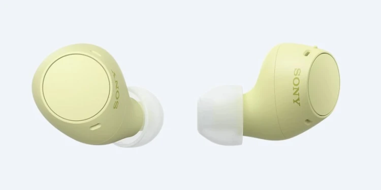 Sony WF-C510 - True Wireless-Kopfh?rer mit Mikrofon gelb