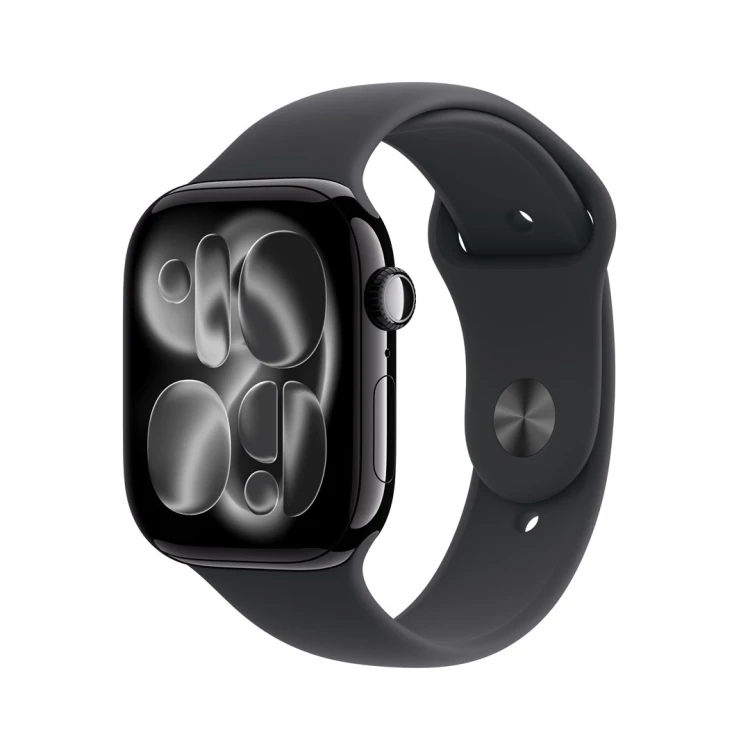 Apple Watch Series 11 OLED 46 mm Cyfrowy 416 x 496 px Ekran dotykowy Czarny Wi-Fi GPS