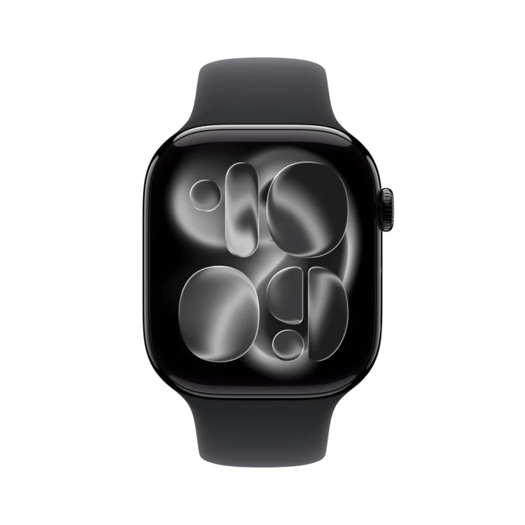 Apple Watch Series 11 OLED 46 mm Cyfrowy 416 x 496 px Ekran dotykowy Czarny Wi-Fi GPS