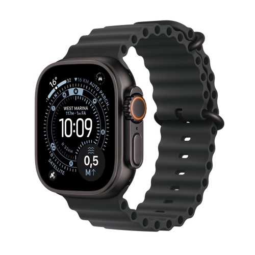 Apple Watch Ultra 3 OLED 49 mm Cyfrowy 422 x 514 px Ekran dotykowy 5G Czarny Wi-Fi GPS