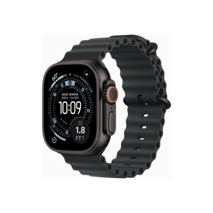 Apple Watch Ultra 3 OLED 49 mm Cyfrowy 422 x 514 px Ekran dotykowy 5G Czarny Wi-Fi GPS