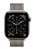 Apple Watch Series 11 (2025) Cell 42mm Tytanowa naturalna koperta z paskiem Milanese Natural