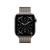 Apple Watch Series 11 (2025) Cell 42mm Tytanowa naturalna koperta z paskiem Milanese Natural