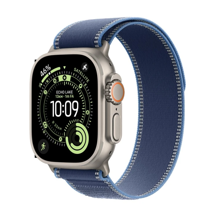 Apple Watch Ultra 3 OLED 49 mm Cyfrowy 422 x 514 px Ekran dotykowy 5G Tytan Wi-Fi GPS