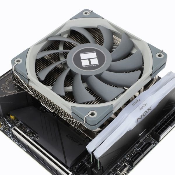 Thermalright AXP120-X67 system chłodzenia komputerów Procesor Radiator 12 cm Czarny, Szary, Metaliczny 1 szt.