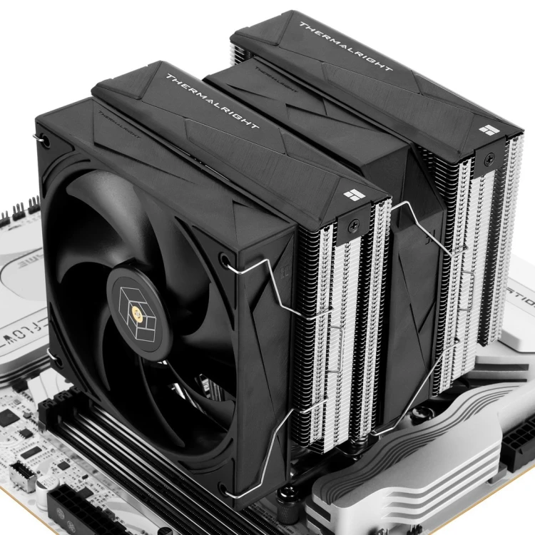 Thermalright Royal pretor 130 Procesor Radiator 13 cm Czarny, Srebrny