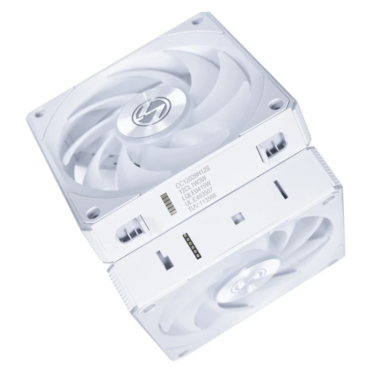 Bezprzewodowy wentylator Lian Li UNI FAN CL, 3-pak - 120mm, biały
