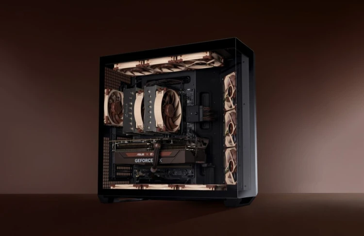 Noctua NF-A12X25 G2 PWM SX2-PP system chłodzenia komputerów Obudowa komputera Wentylator 12 cm Beżowy 2 szt.