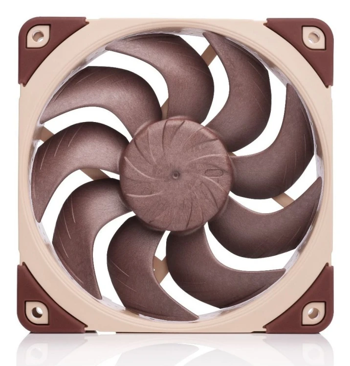 Noctua NF-A12X25 G2 LS-PWM system chłodzenia komputerów Obudowa komputera Wentylator 12 cm Beżowy 1 szt.