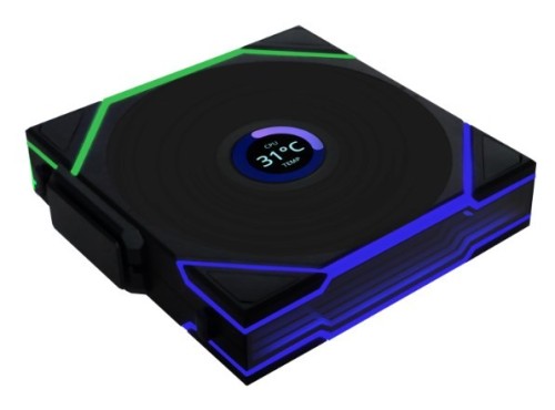 Cooler Lian Li Uni Fan TL LCD LULI-129 14cm Czarny