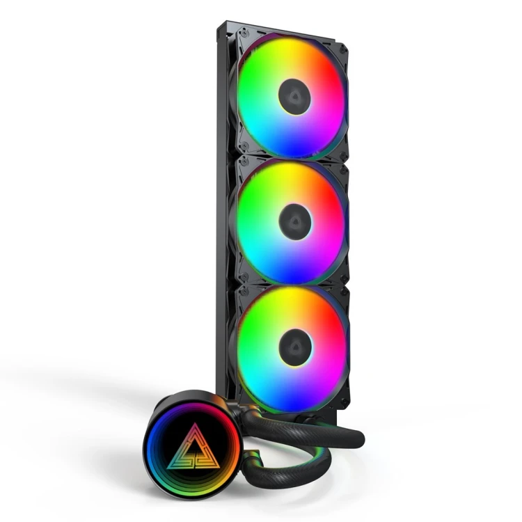 Montech LightFlow ARGB 360 Procesor Chłodnica cieczy all-in-one 12 cm Czarny 1 szt.