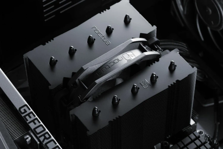 Noctua NH-D12L Procesor Chłodnica powietrza 12 cm Aluminium, Czarny 1 szt.