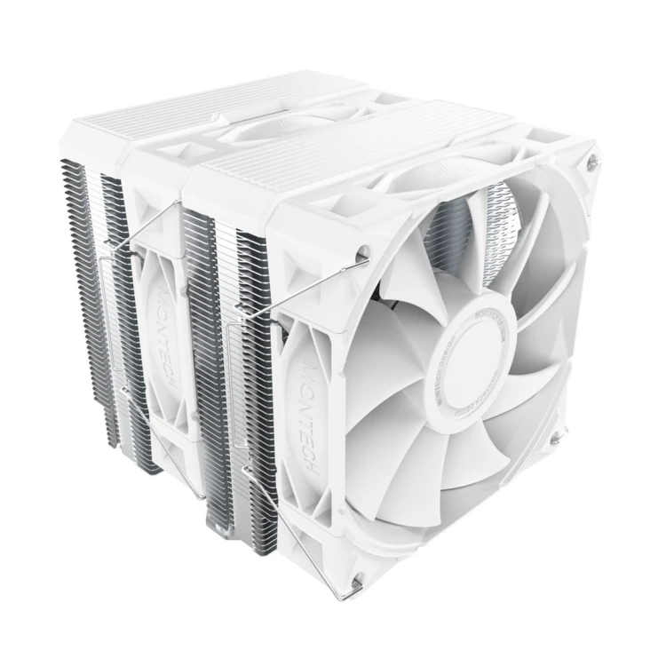 Montech NX600 Procesor Chłodnica powietrza 12 cm Biały 1 szt.