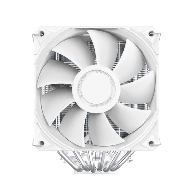Montech NX600 Procesor Chłodnica powietrza 12 cm Biały 1 szt.