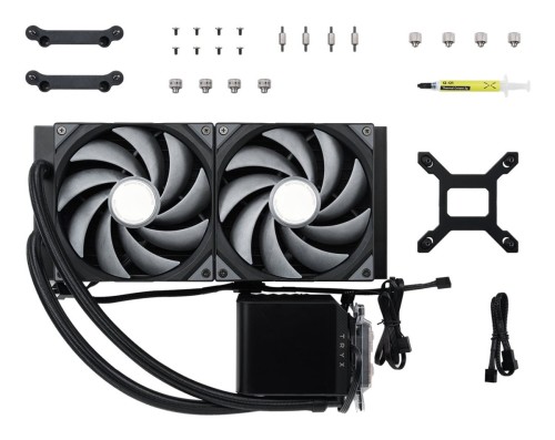 Kompletne chłodzenie wodne TRYX PANORAMA - 280 mm - AMD Socket AM4 (Ryzen) - AMD Socket AM5 (Ryzen Zen4)