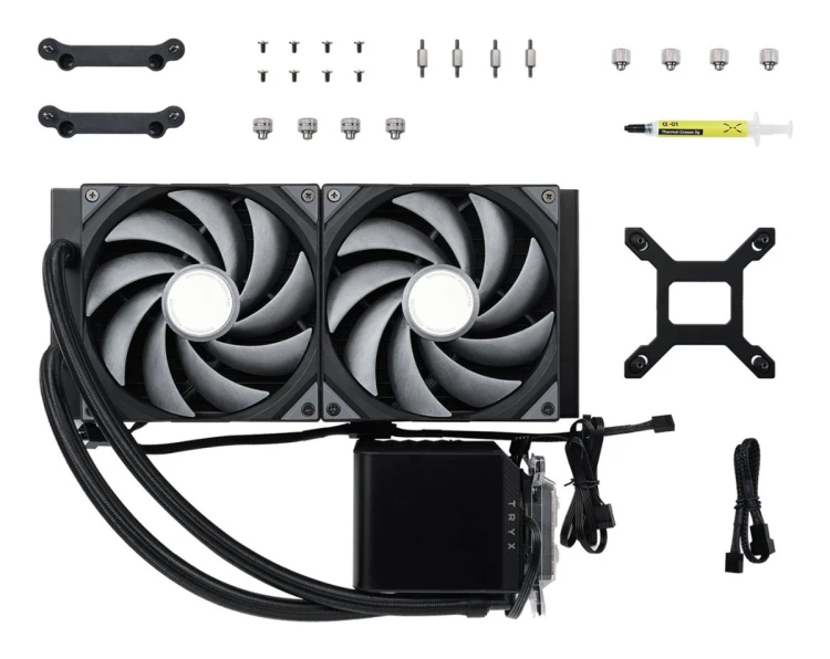 Kompletne chłodzenie wodne TRYX PANORAMA - 280 mm - AMD Socket AM4 (Ryzen) - AMD Socket AM5 (Ryzen Zen4)