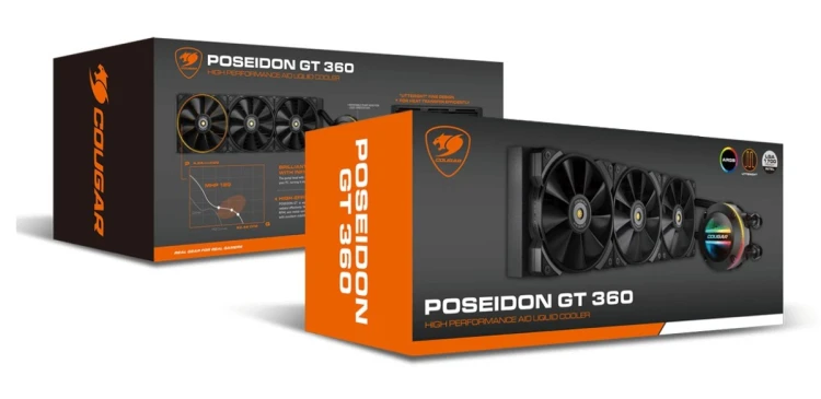 COUGAR Chłodzenie wodne procesora Poseidon-GT 360, ARGB