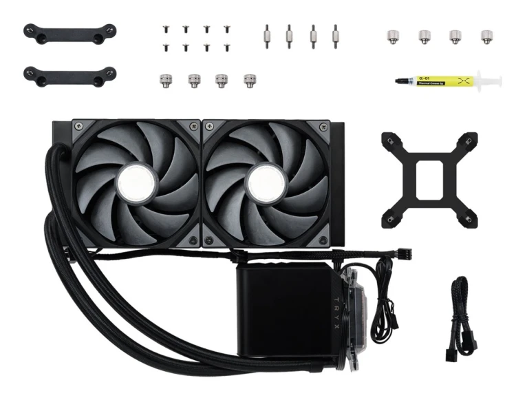 Kompletne chłodzenie wodne TRYX PANORAMA 240 mm - AMD Socket AM4 (Ryzen) - AMD Socket AM5 (Ryzen Zen4)