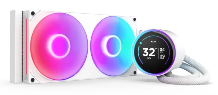 Chłodzenie cieczą NZXT Kraken Elite 280 RGB White (2024) (RL-KR28E-W2)
