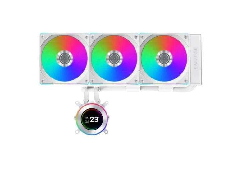 Chłodzenie wodne Lian Li GA II Hydroshift II LCD-C 360CL all-in-one 12cm Biały