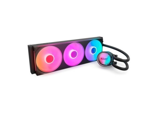 NZXT Kraken Core 360 RGB Procesor Zestaw do chłodzenia płynami 12 cm Czarny 1 szt.