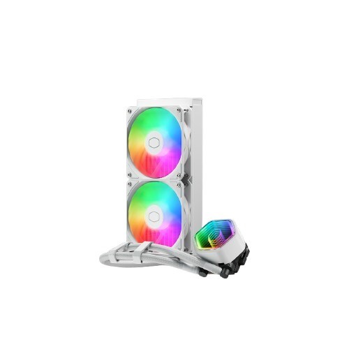 Cooler Master MasterLiquid 240 Core II White Procesor Zestaw do chłodzenia płynami 12 cm Biały