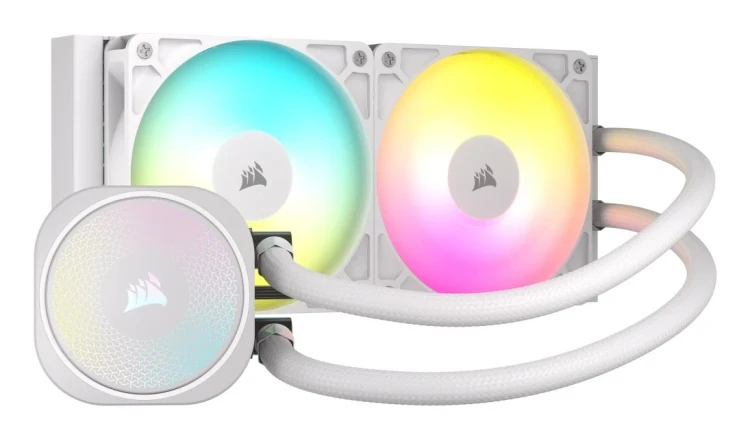 Corsair NAUTILUS 240 RS ARGB Liquid Procesor Chłodnica cieczy all-in-one Biały 1 szt.