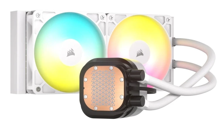 Corsair NAUTILUS 240 RS ARGB Liquid Procesor Chłodnica cieczy all-in-one Biały 1 szt.