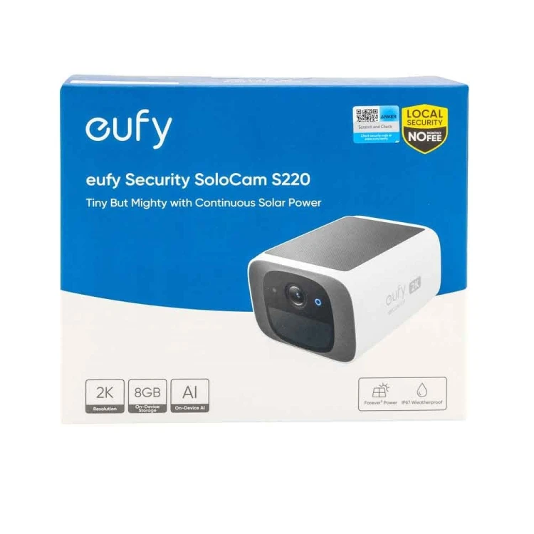 Eufy SoloCam S220 Sześcian Kamera bezpieczeństwa IP Wewnętrz i na wolnym powietrzu Sufit / Ściana