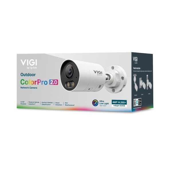 TP-Link InSight S345S Tubowa Kamera bezpieczeństwa IP Zewnętrzna 2688 x 1520 px Sufit / ściana / słup