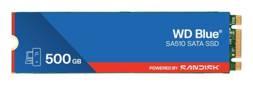 Dysk SSD WD 500GB BLUE WDS500G3B0B M.2 SA510 2280/SATA III 6GB/S