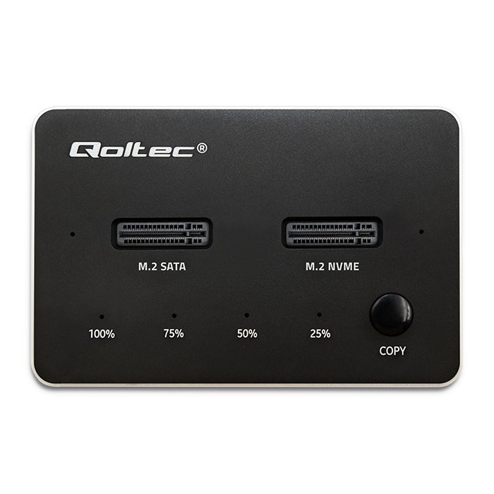 Stacja dokująca dysków SSD M.2 NVMe SATA USB-C DUAL 2 x 2TB